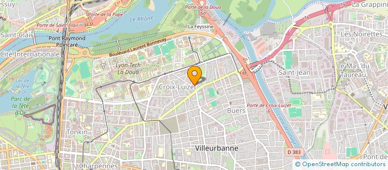 localisation de l'entreprise MONSIEUR LUC PASTOUR  VILLEURBANNE