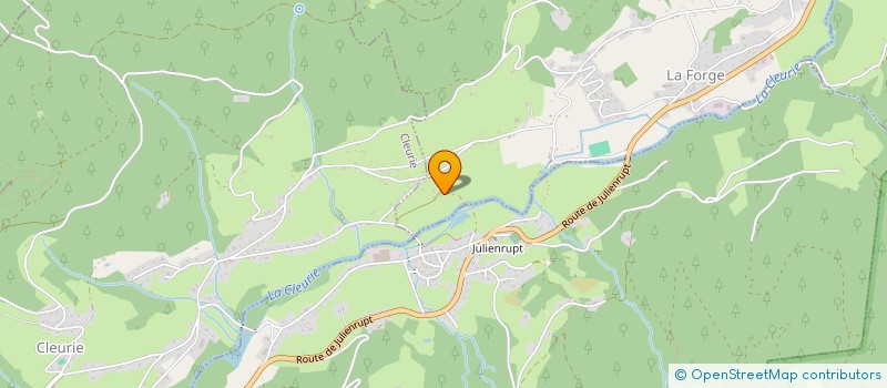 localisation de l'entreprise MONSIEUR LUC PATERN  LA FORGE