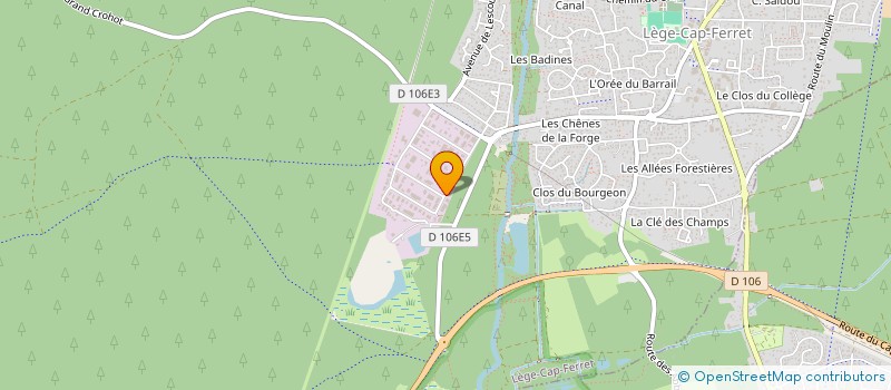 localisation de l'entreprise MONSIEUR LUC PATRZYNSKI à LEGE-CAP-FERRET