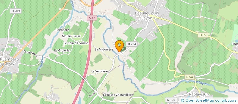 localisation de l'entreprise MONSIEUR LUC PELE à CHEMILLE-EN-ANJOU