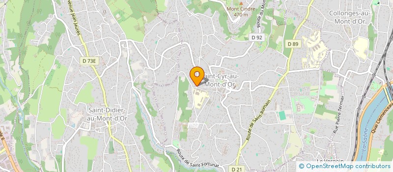 localisation de l'entreprise MONSIEUR LUC PELLEGRIN  SAINT-CYR-AU-MONT-D'OR