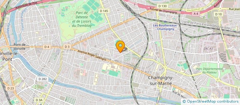 localisation de l'entreprise MONSIEUR LUC PELLETIER à CHAMPIGNY-SUR-MARNE