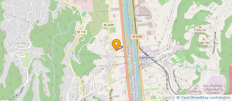 localisation de l'entreprise MONSIEUR LUC PERAL  LA GAUDE