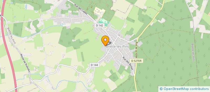 localisation de l'entreprise MONSIEUR LUC PERCIVAL  PARIGNE-L'EVEQUE