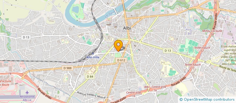 localisation de l'entreprise MONSIEUR LUC PERROUIN à ALBI