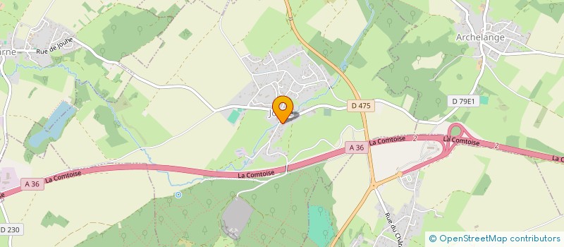 localisation de l'entreprise MONSIEUR LUC PETETIN  JOUHE