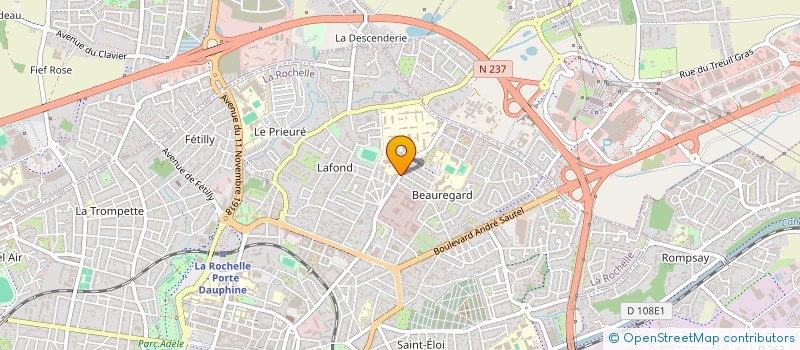 localisation de l'entreprise MONSIEUR LUC PEYRONNET  LA ROCHELLE