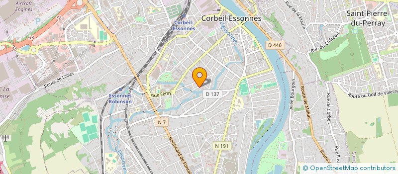 localisation de l'entreprise MONSIEUR LUC PHILOMIN à CORBEIL-ESSONNES