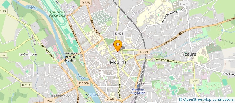 localisation de l'entreprise MONSIEUR LUC PIERRE à MOULINS