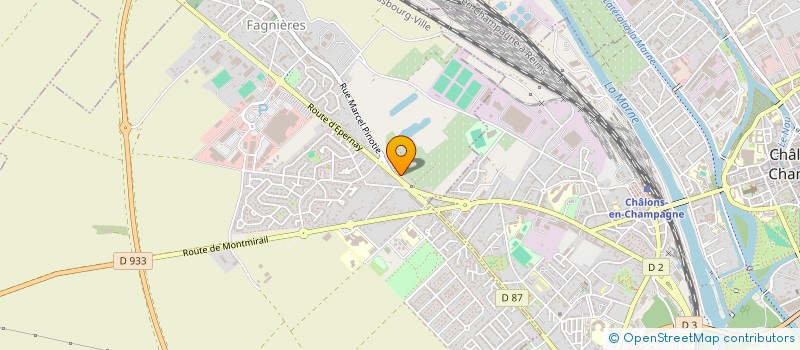 localisation de l'entreprise MONSIEUR LUC PIERRE  FAGNIERES