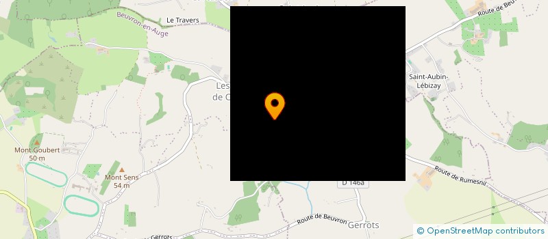 localisation de l'entreprise MONSIEUR LUC PIERRE DE LA BRIERE  BEUVRON-EN-AUGE