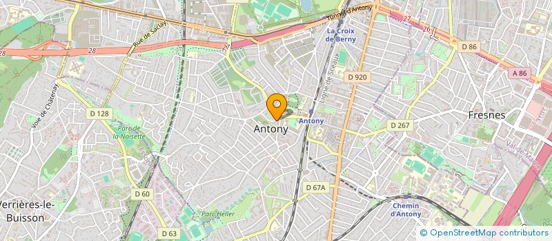 localisation de l'entreprise MONSIEUR LUC PIERRE MARIE VERQUERE à ANTONY