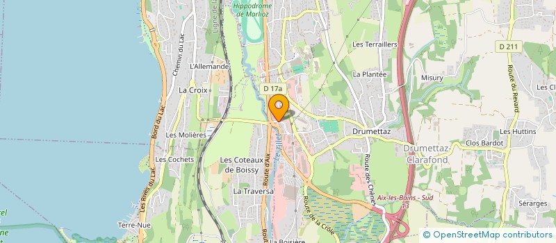 localisation de l'entreprise MONSIEUR LUC PIERSON  DRUMETTAZ-CLARAFOND