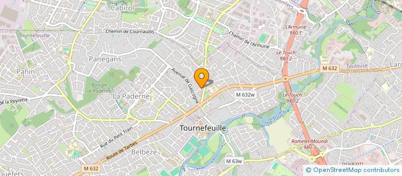 localisation de l'entreprise MONSIEUR LUC PIGEON  TOURNEFEUILLE