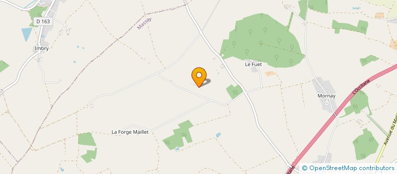 localisation de l'entreprise MONSIEUR LUC PIQUOIS DE MONTENAY  MASSAY