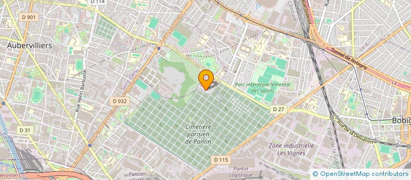 localisation de l'entreprise MONSIEUR LUC PISTON  PANTIN