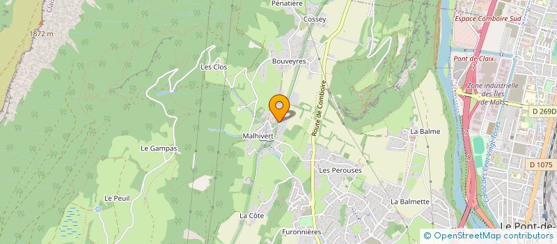 localisation de l'entreprise MONSIEUR LUC POLLICAND  CLAIX