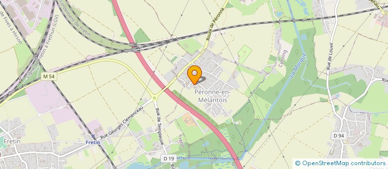 localisation de l'entreprise MONSIEUR LUC POLLION à PERONNE-EN-MELANTOIS