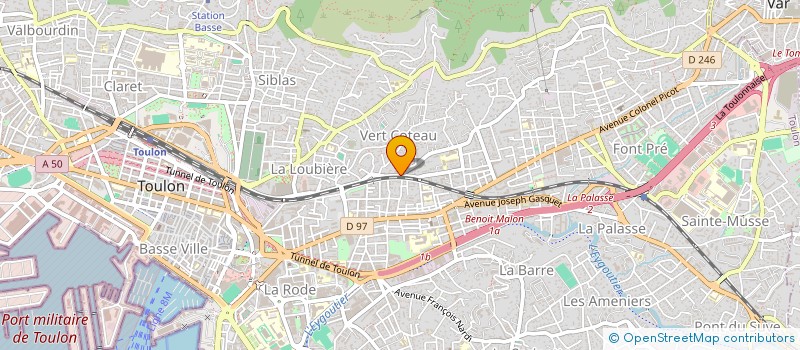 localisation de l'entreprise MONSIEUR LUC POLO  TOULON