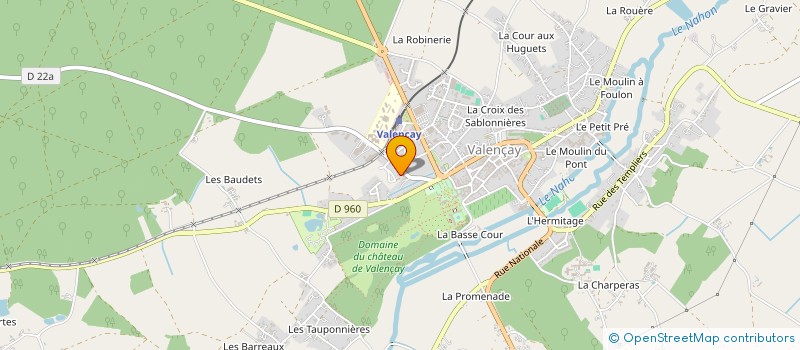 localisation de l'entreprise MONSIEUR LUC POMME à VALENCAY