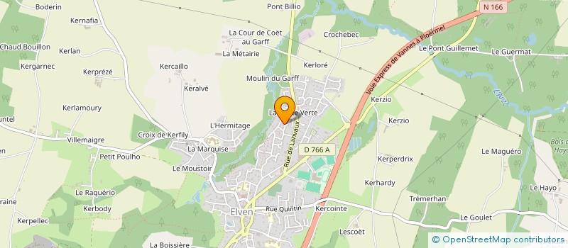 localisation de l'entreprise MONSIEUR LUC POTVIN à ELVEN