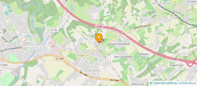 localisation de l'entreprise MONSIEUR LUC POULICET  CHARNECLES