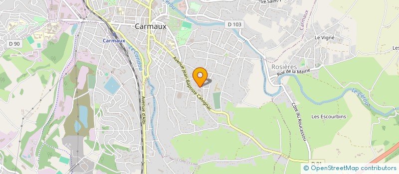 localisation de l'entreprise MONSIEUR LUC PRADO  CARMAUX