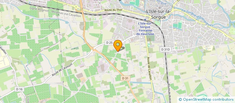 localisation de l'entreprise MONSIEUR LUC PREMNE à L'ISLE-SUR-LA-SORGUE