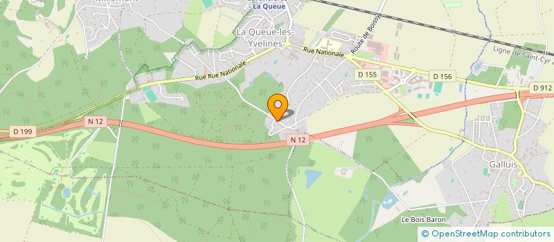 localisation de l'entreprise MONSIEUR LUC PUYGUIRAUD  LA QUEUE-LES-YVELINES