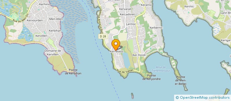 localisation de l'entreprise MONSIEUR LUC QUELO  SAINT-PHILIBERT