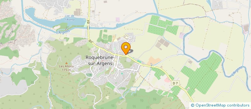 localisation de l'entreprise MONSIEUR LUC QUILLIVIC à ROQUEBRUNE-SUR-ARGENS