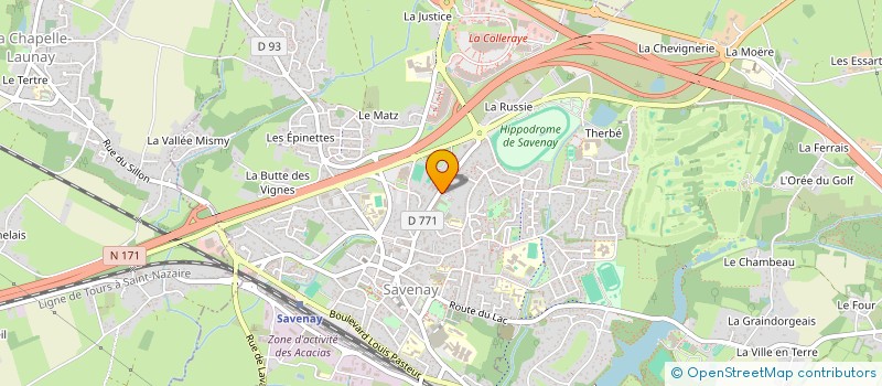 localisation de l'entreprise MONSIEUR LUC QUILMER  SAVENAY