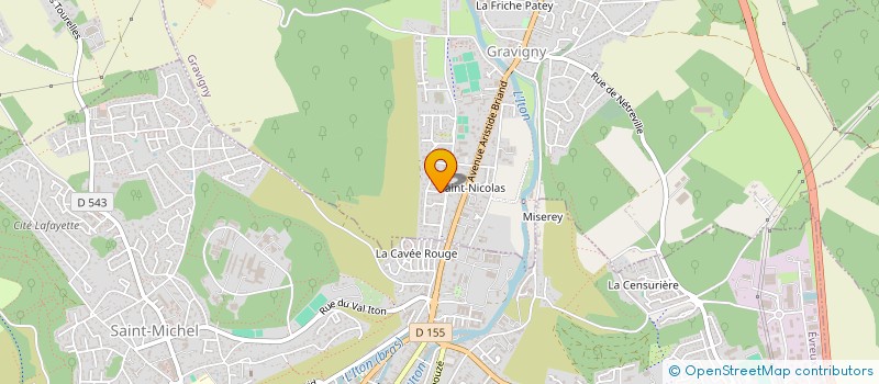 localisation de l'entreprise MONSIEUR LUC RAZAFINDRALAMBO à GRAVIGNY