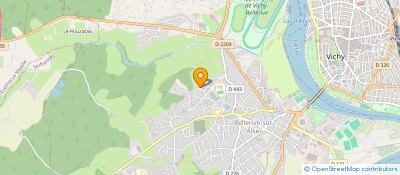 localisation de l'entreprise MONSIEUR LUC REBOULET-RONZON  BELLERIVE-SUR-ALLIER