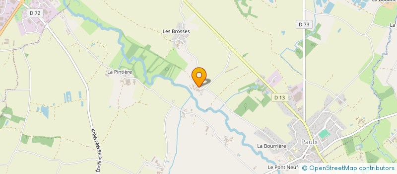 localisation de l'entreprise MONSIEUR LUC RENAUD  PAULX