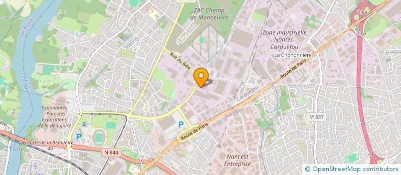 localisation de l'entreprise MONSIEUR LUC RETIERE  THOUARE-SUR-LOIRE