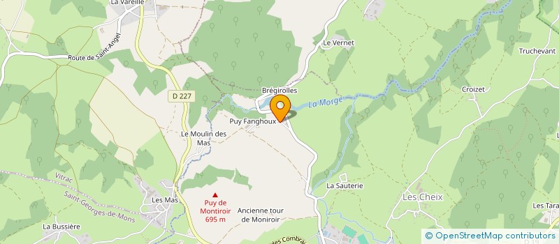 localisation de l'entreprise MONSIEUR LUC RICHARD  MANZAT