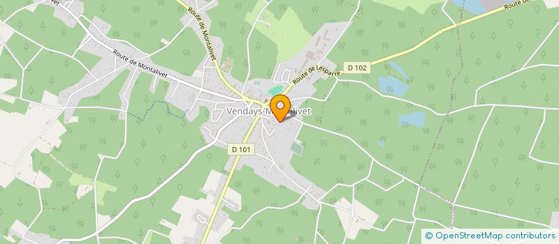 localisation de l'entreprise MONSIEUR LUC RICORDEAU  VENDAYS-MONTALIVET