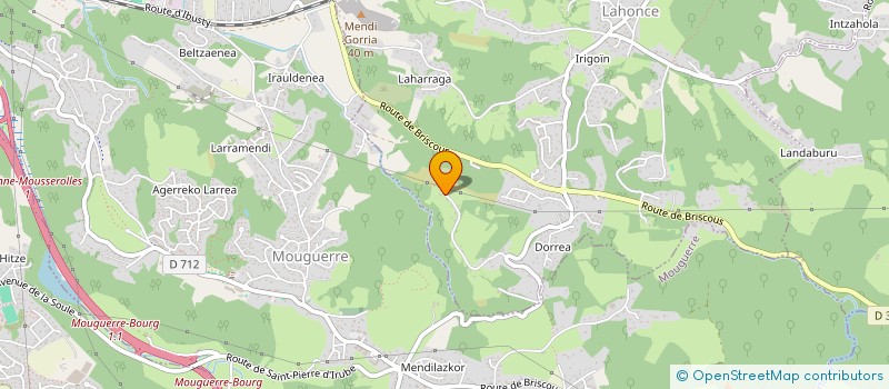 localisation de l'entreprise MONSIEUR LUC RICOUR DUMAS à LAHONCE