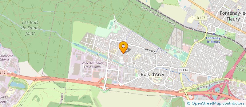 localisation de l'entreprise MONSIEUR LUC ROBERT  BOIS-D'ARCY