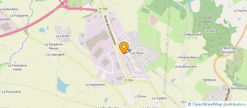 localisation de l'entreprise MONSIEUR LUC ROBIN à LES HERBIERS