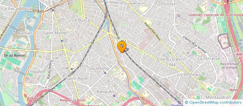 localisation de l'entreprise MONSIEUR LUC RODOLFO à TOULOUSE