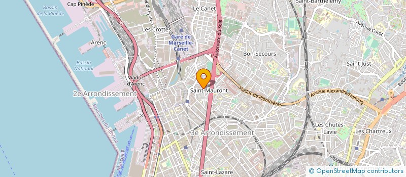 localisation de l'entreprise MONSIEUR LUC ROQUEFERE à MARSEILLE
