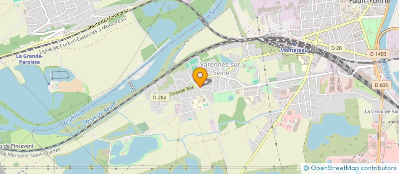 localisation de l'entreprise MONSIEUR LUC ROUANET  VARENNES-SUR-SEINE