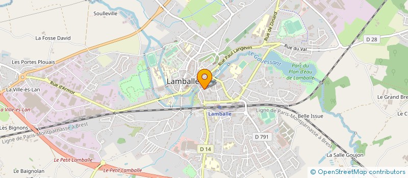 localisation de l'entreprise MONSIEUR LUC ROUAULT à LAMBALLE-ARMOR