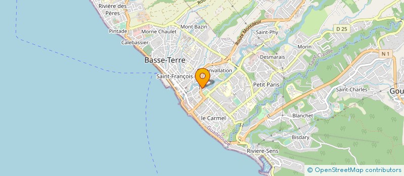 localisation de l'entreprise MONSIEUR LUC ROUSSEAU à BASSE-TERRE