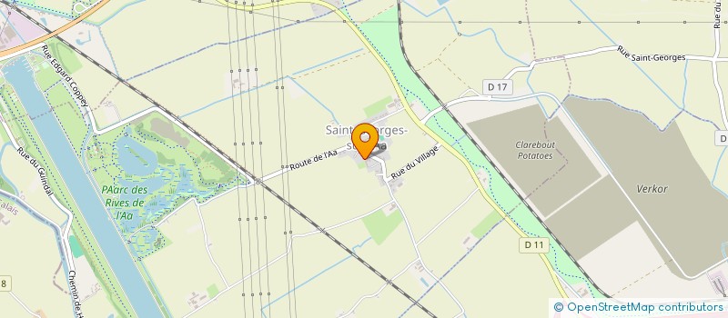 localisation de l'entreprise MONSIEUR LUC ROUSSEL  SAINT-GEORGES-SUR-L'AA