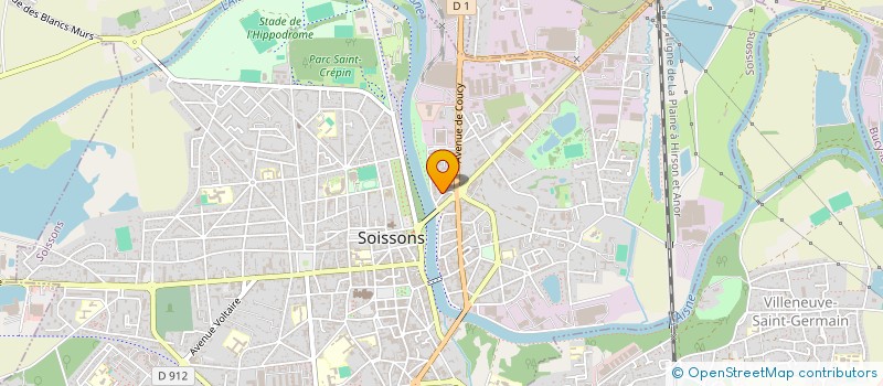 localisation de l'entreprise MONSIEUR LUC ROVELA à SOISSONS