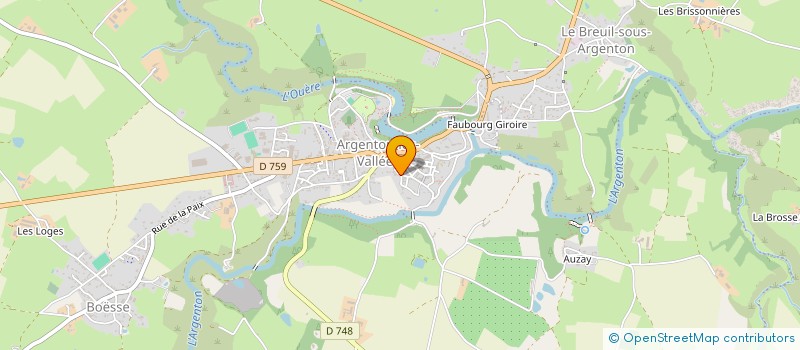 localisation de l'entreprise MONSIEUR LUC ROY  ARGENTONNAY