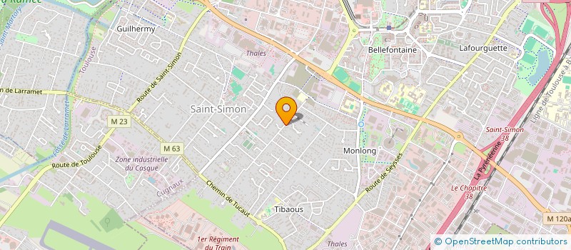 localisation de l'entreprise MONSIEUR LUC SAINT-MARTIN à TOULOUSE